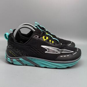Altra Torin 4 Women's 9 Black Teal Athletic Running Sneakers Lace Up Low Top